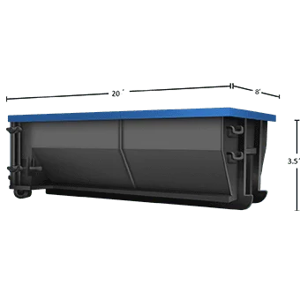 Roll-off dumpster rental equipment